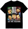Cartel Empire Los Mas Buscados Mens Heavyweight T-Shirt Print On Shaka Wear Tee Unisex T-Shirt
