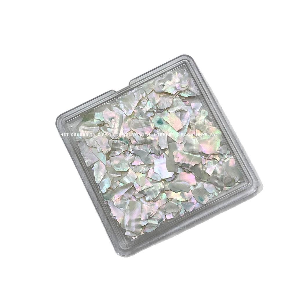 Ultra-Thin Mother-of-Pearl Abalone Shell Nail Art Decorations