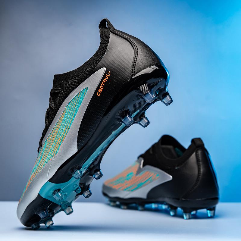 Hochwertige Herren Gesellschaft Fußballschuhe Outdoor TF/FG Fußballstiefel Damen Nocken Original Rasenbeständige Sneaker