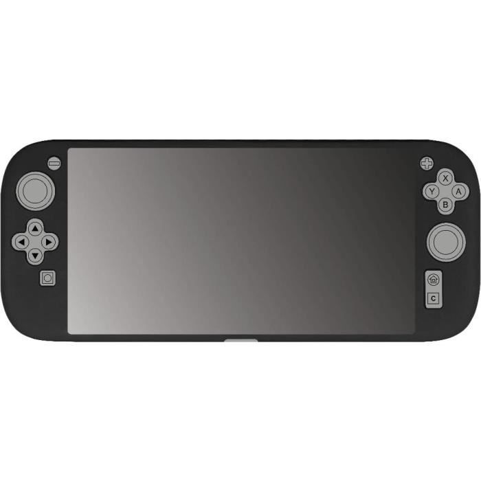 Coque De Protection Console - KONIX - Nintendo Switch 2 - Silicone - Antidérapant - Antichoc - Anti-rayures - Anti-poussière - Noir