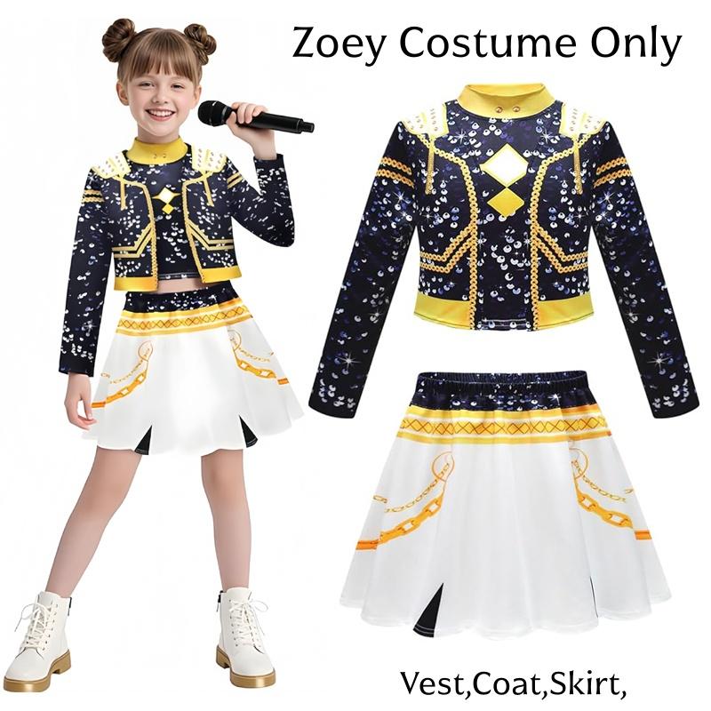 

K-pop Охотники на демонов Мира Руми Зои 3D-печатные наряды Кино Мода Косплей Костюм Хэллоуин Карнавал Школа Пер 130cm