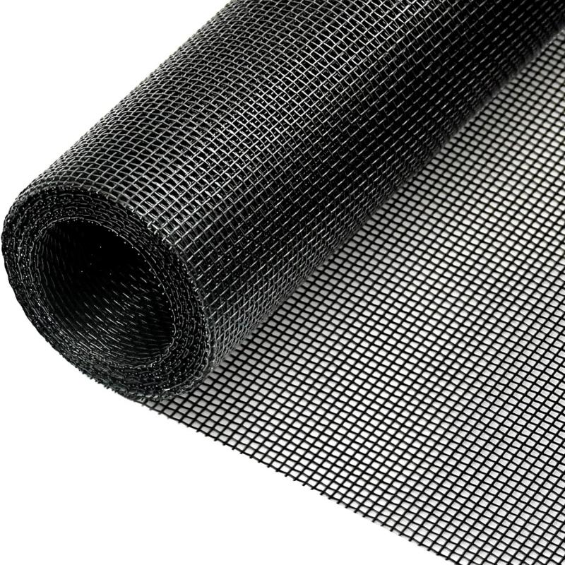 Easy To Cut Window Screen Replacement Adjustable Fiberglass Roll Screen DIY Perfect Replacement Screen for House Windows, Door,
