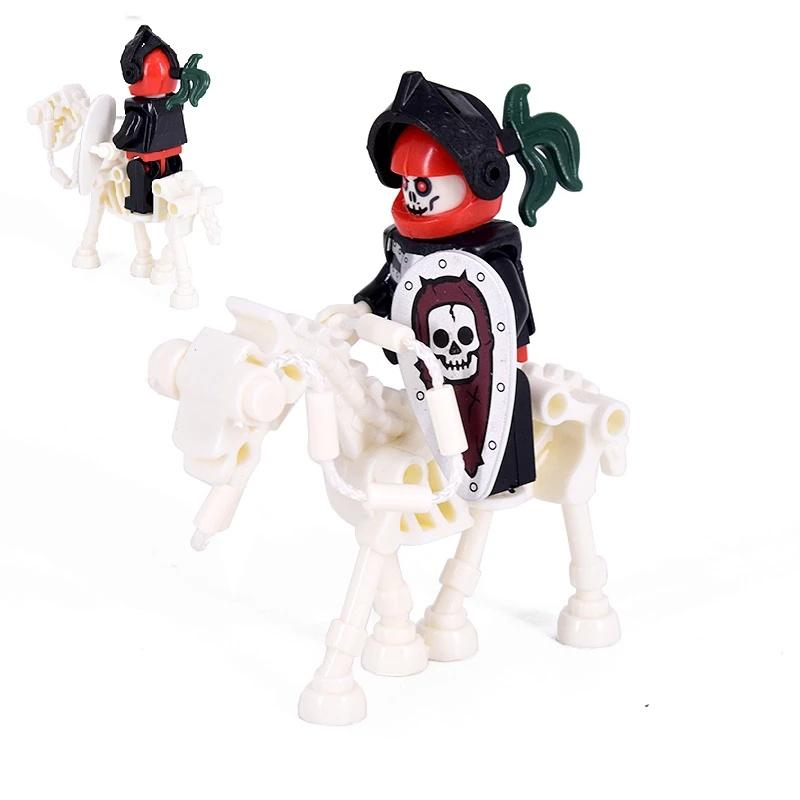 Mittelalterlicher Ritter Antiker Soldat Minifigur Montage Bausteine