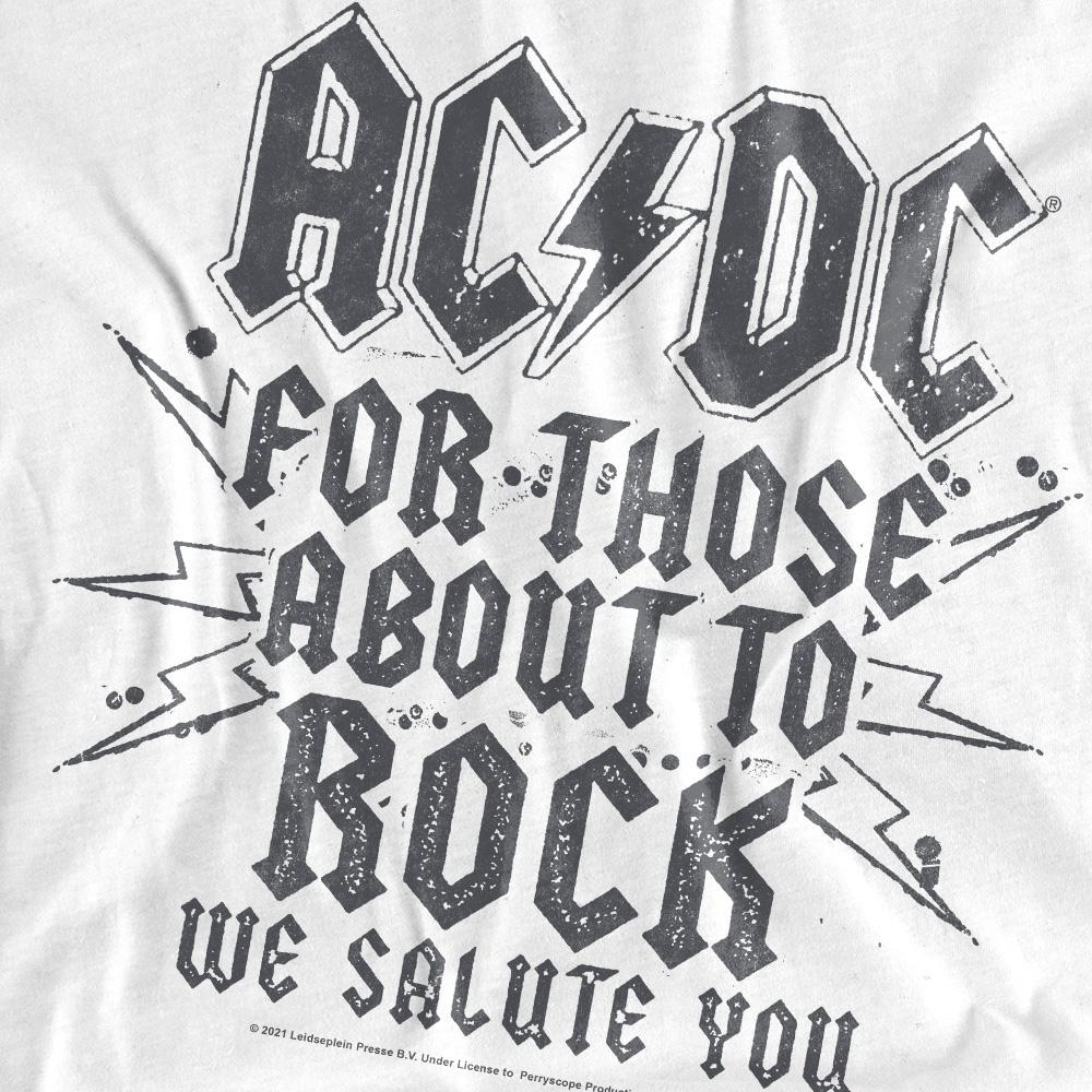 AC/DC Unisex Adult Salute T-Shirt