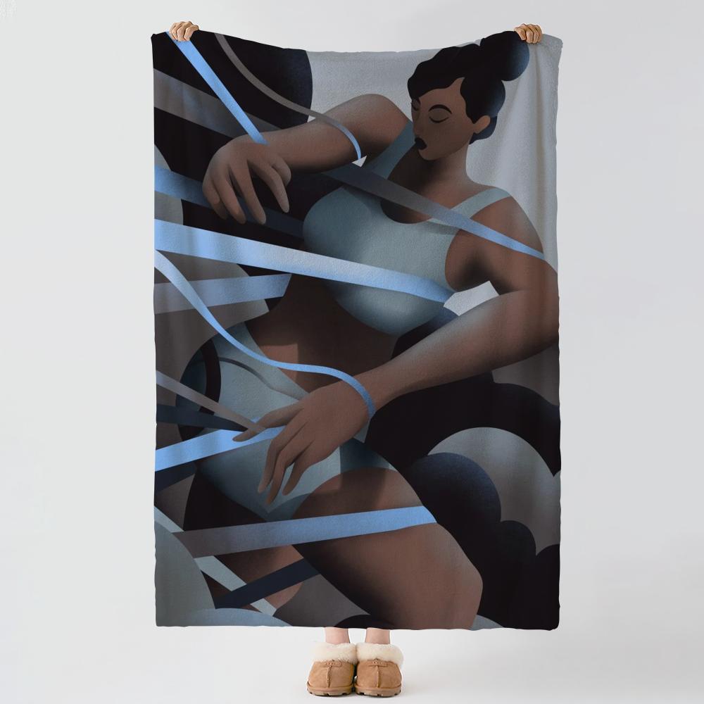 Artist S-Soren Selleslagh-H Throw Thick Comfort Flannel Quilt, Multi-scene Use Indoor Outdoor Daily Nap