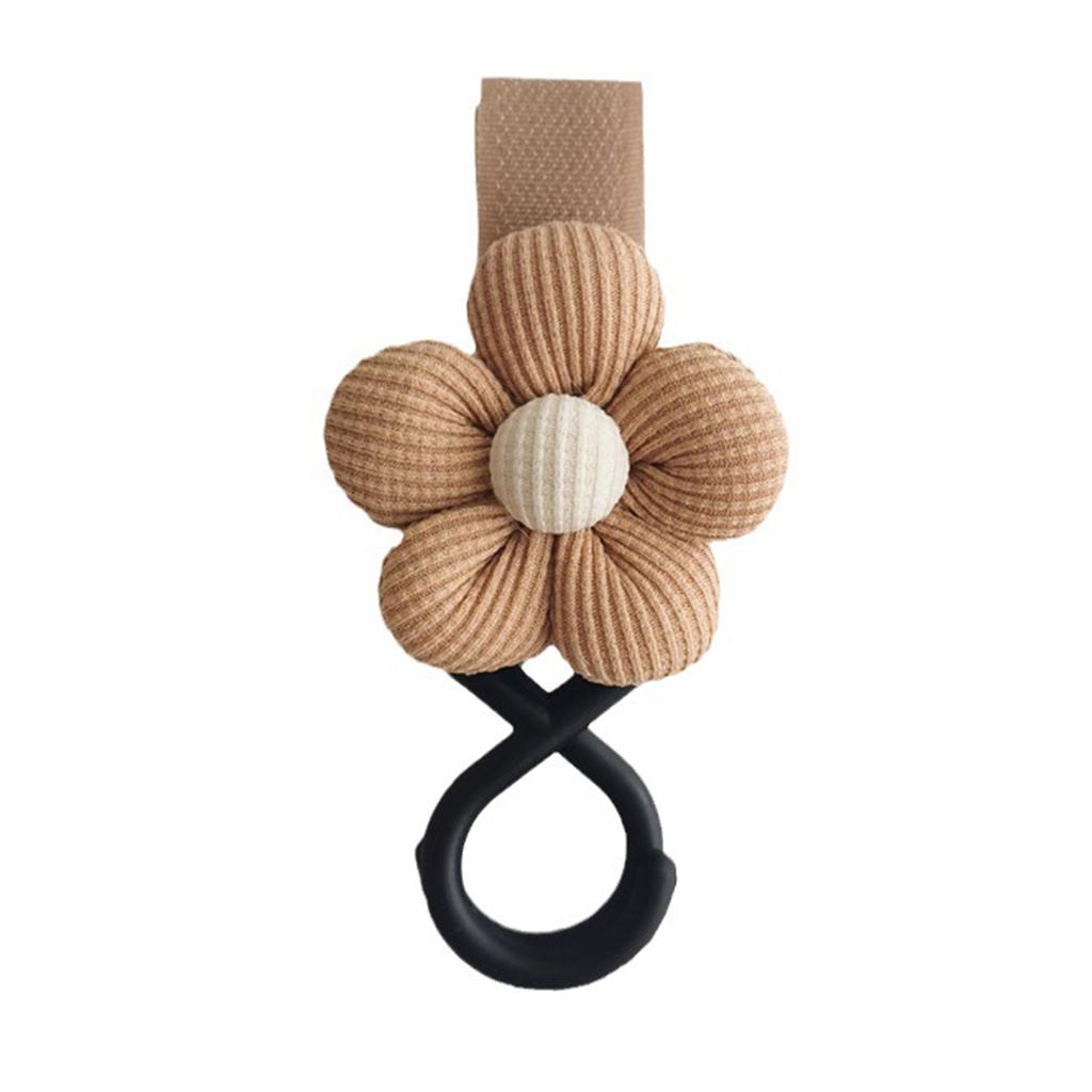 Convenient Floral Baby Stroller Hook Durable & Versatile Pushchair Hook Stroller Attachment for Various Stroller Styles