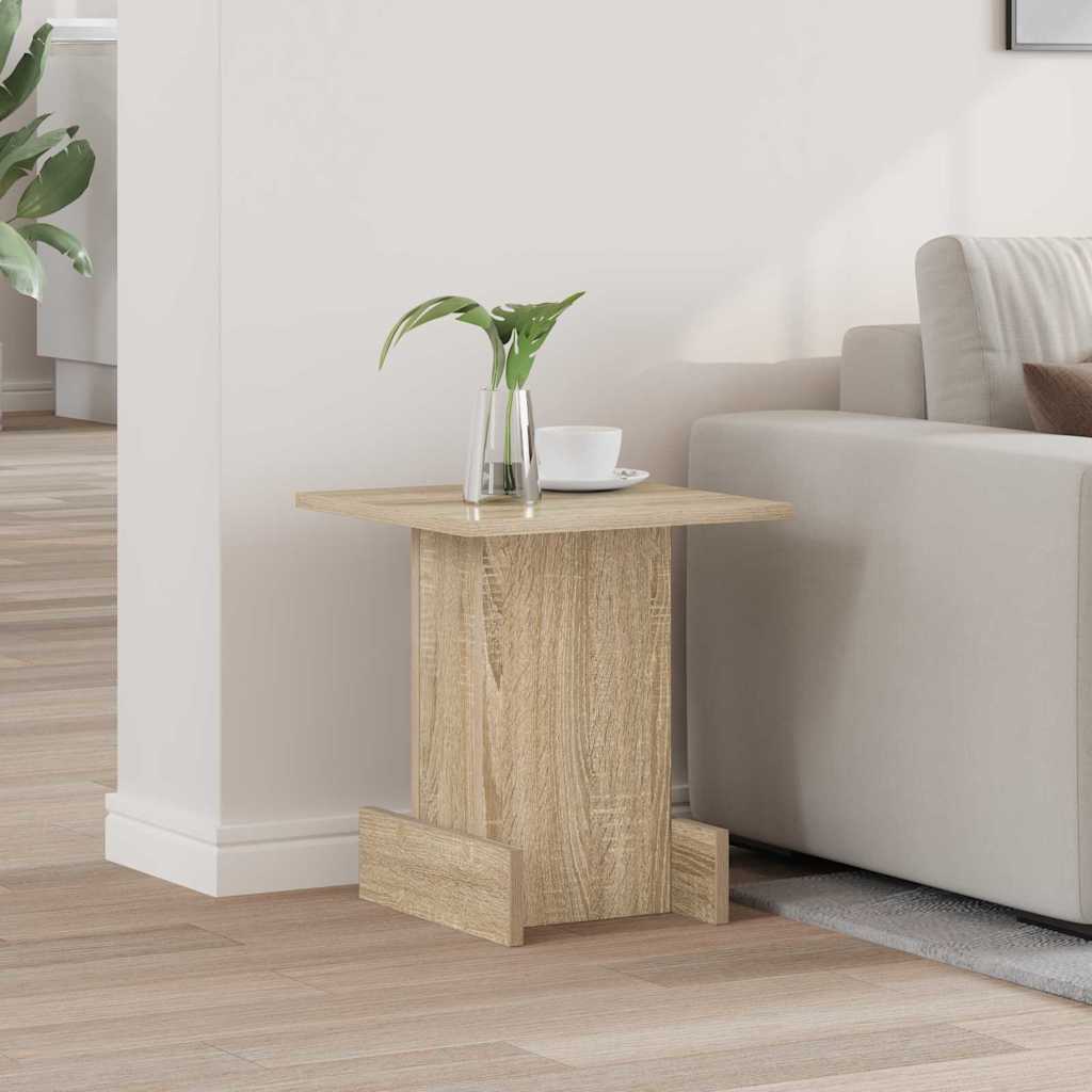 Side Table Sonoma Oak 35.5 X 35 X 40 Cm Particleboard