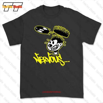 Nervous Records Tshirt Tee ZYH0