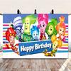 Cartoon The Fixies Backdrop Kids Birthday Decorations Party Supplies Baby Shower Banner Photo Shoot Props Boys Girls Favor Gifts
