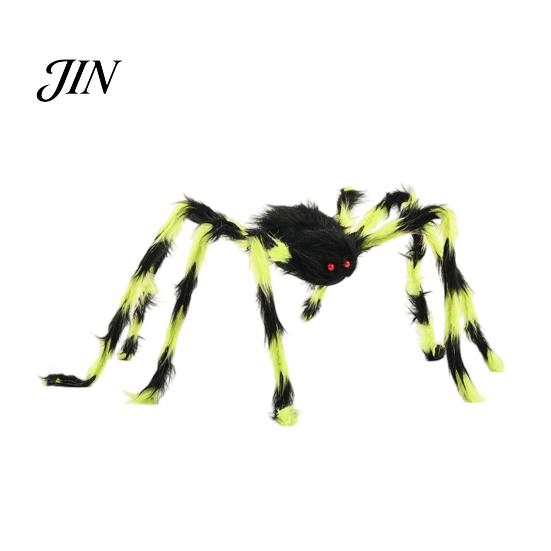 Ragno Gonfiabile di Halloween Grande Decorazione, Morbido Peloso Spaventoso, Ragni Giocattolo Peluche per Esterno Interno, Giardino, Casa, Decorazione Casa Infestata Gigante