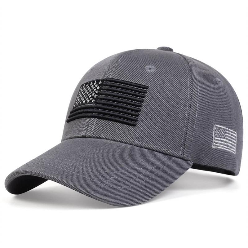 

Classic Cotton Baseball Cap With Sun Shade For Outdoor Sports And Sun Protection сірий колір