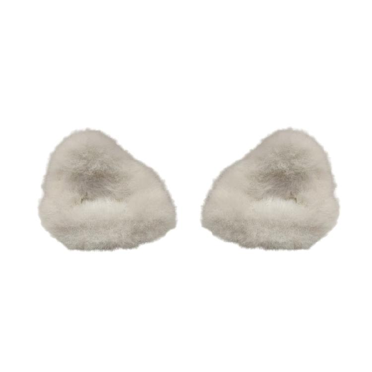 Очаровательные нескользящие миниатюрные зажимы-коготки, удобные черные и коричневые плюшевые зажимы для волос в виде кошачьих ушек, украшение для повседневной укладки