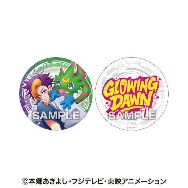 ENSKY Digimon Beatbreak Collectible Tin Badge Gum Box Set 10-Pack Shokugan Toy