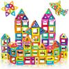 Magnetische Bausteine 3D STEM Konstrukteur Set Für Kinder Pädagogisches Spielzeug Für 3+ Jahre Alte Kinder Jungen Mädchen Geschenke 64/98/136 Stück