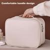 Travel Makeup Bag Portable Open Flat Toiletry Bag Waterproof Large Capacity Cosmetic Organizer for Women Business Trip Vacation Use