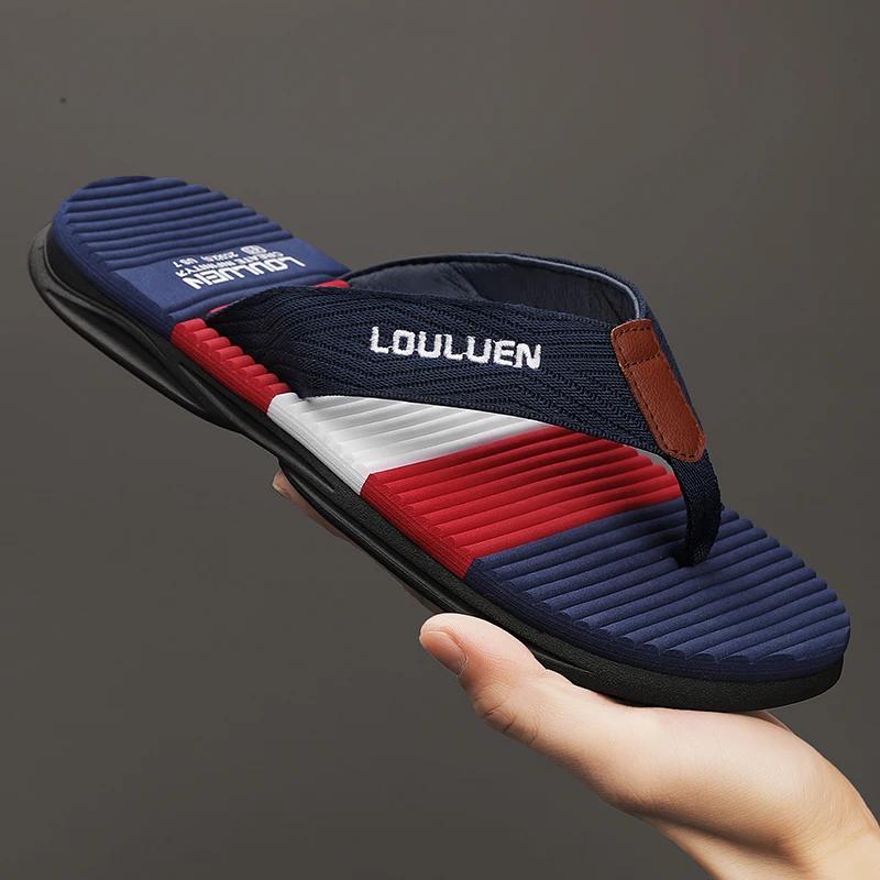 Infradito Estive Leggere da Uomo Ciabatte da Spiaggia da Uomo Casa Chanclas De Hombre Playa Ciabatta da Interno a Colori Infradito Abbinati Mocassini