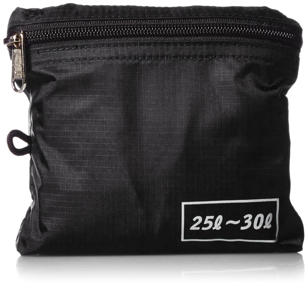 Solo Tourist Backpack Rain Teflon Sealing Compact Easy Attachment with Elastic Black Cover, Cover, Coated, Tape, Storage, Band,