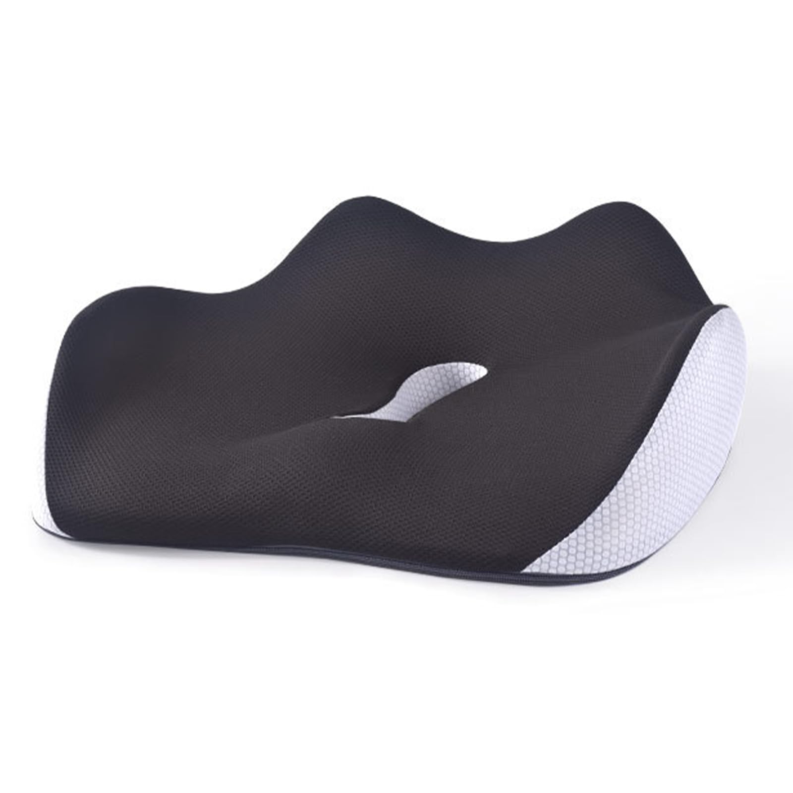 

Подушка для стула с эффектом памяти Эргономичная подушка Подушка Съемный чехол Дышащая подушка Подушка для сиденья ЧЕРНАЯ Нескользящая Офис/Автомобиль/Инвалидная коляска/Игровая чёрный