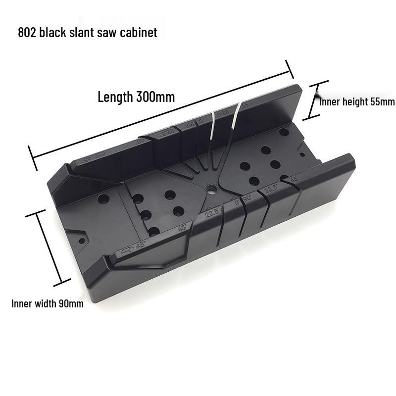 DURA 45°/90° Miter Gauge Back Saw Clamp for Woodworking & Baseboard Miters