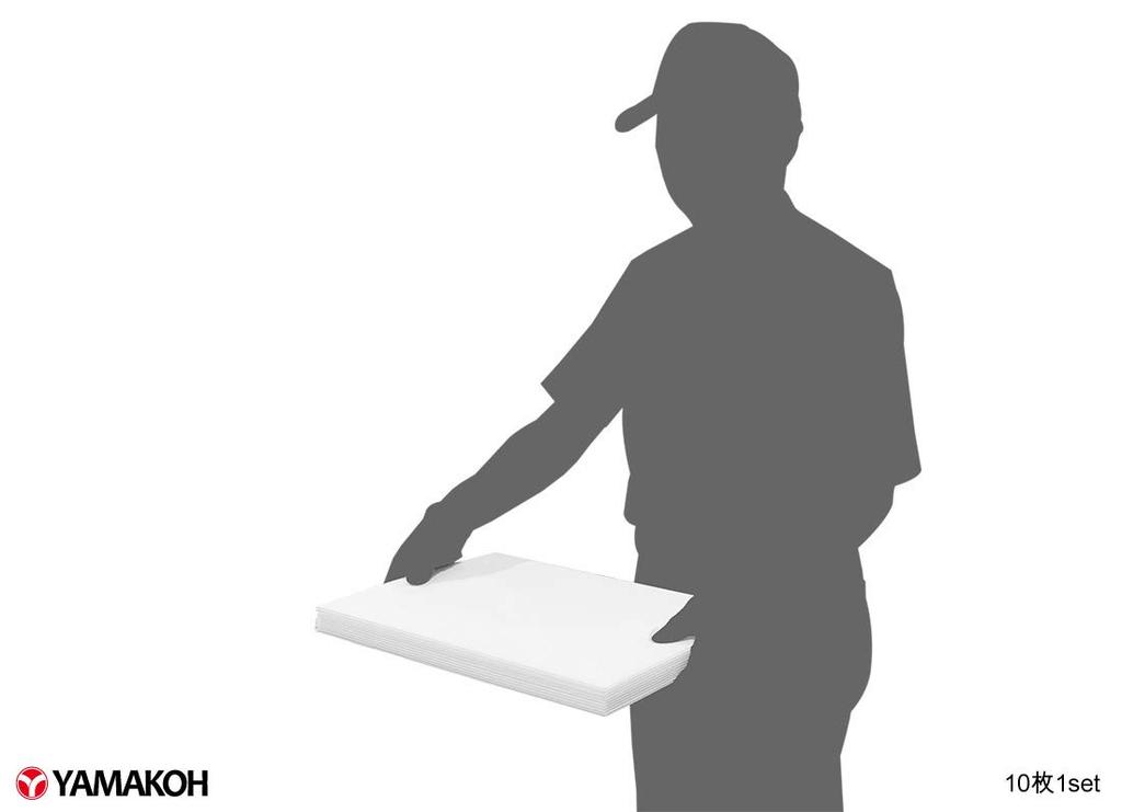 Yamako Pladan Sheets, 301x450mm, 3mm Thick, 10 Sheets (White)