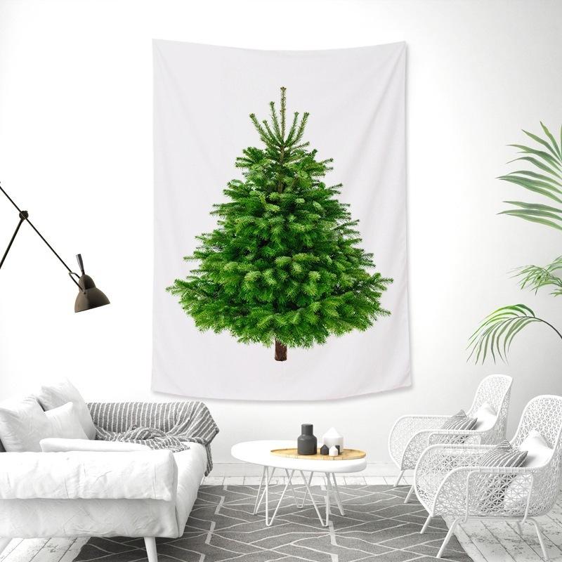 Christmas tree tapestry holiday party decoration  background cloth living room bed dormitory  home