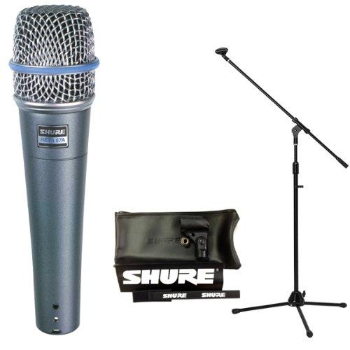 

комплект с микрофоном-стойкой SHURE Beta 57A [стойка из 7 частей] вокальный/инструментальный