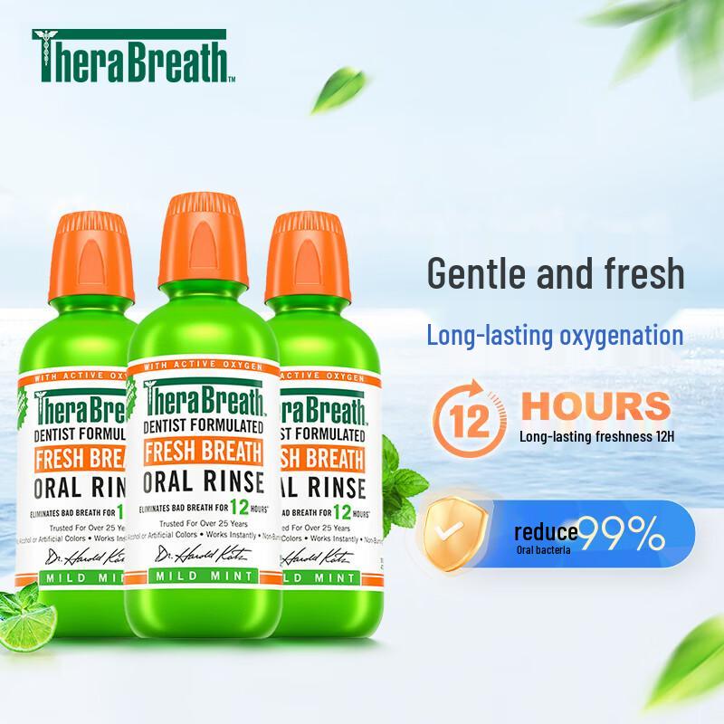 TheraBreath Fresh Breath Oral Rinse