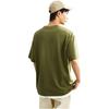 Anta Comfortable Simple Versatile Loose Casual Letter Short Sleeve T-Shirt Men Tops Recycled-Green 152528127-4