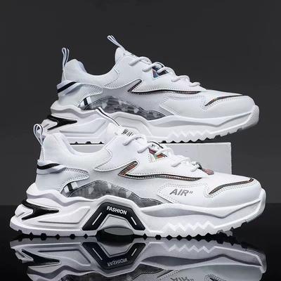 Erkek Spor Ayakkabıları Yeni Rahat Koşu Kalın Taban Artırılmış Nefes Alabilir Spor Ayakkabıları Erkek Tenis Ayakkabıları Zapatos De Hombre