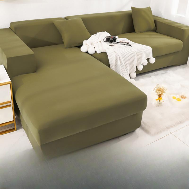 Prosty Materiał Uniwersalny Elastyczny Pełne Pokrycie Pokrowiec na Sofę Poduszka do Sofy Zestaw Cesarzowa Jednoczęściowy Pokrowiec na Sofę