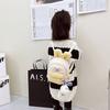 Juxingda Adorable Plush Children's Backpack Soft Lambswool Bunny Keychain Design For Boys And Girls
