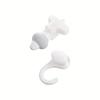A Set of Hanging Shower Gel And Shampoo Refill Dispensers with Hooks, Designed for Use in Bathrooms. These Clips for Shampoo, Conditioner