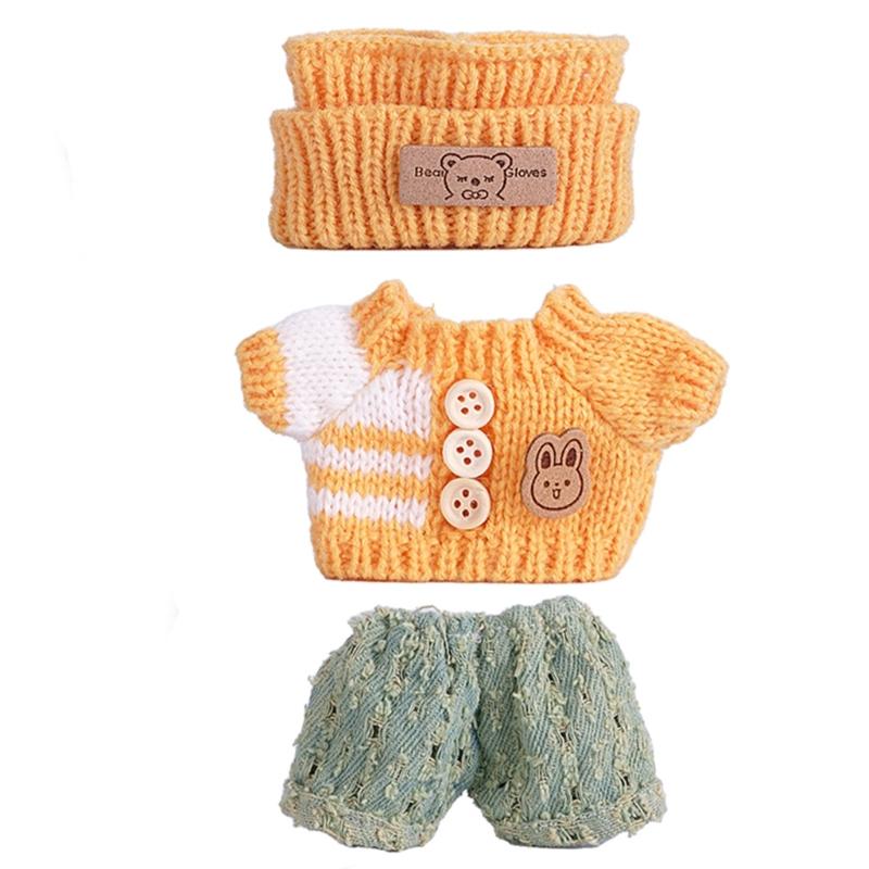Fashion Doll Clothing Set For Anime Figure Doll 17cm Standing Doll Display Children Interactive DressingUp Doll Clothes