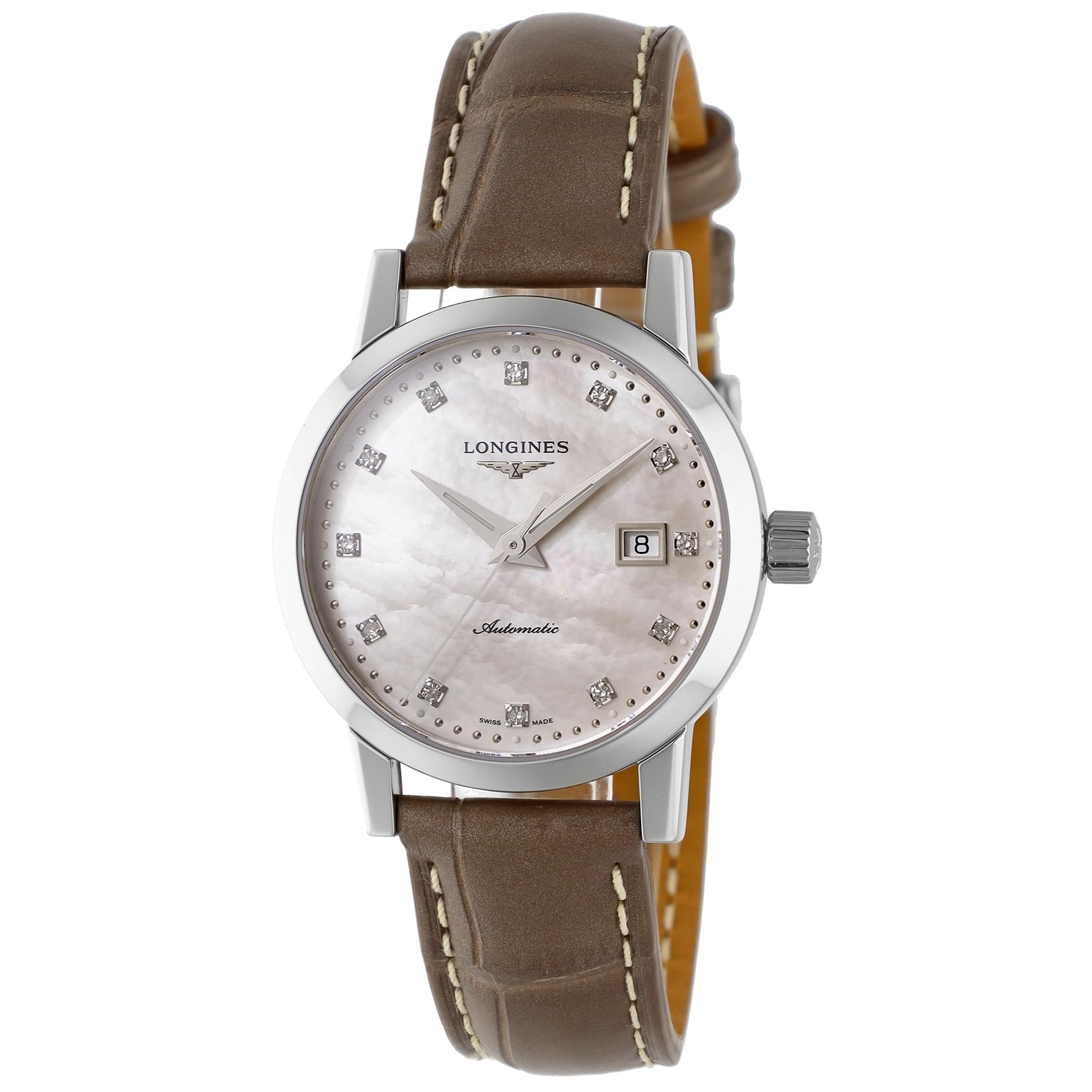 

Watch LONGINES 1832 Longines 1832 Automatic Winding 3 ATM Water Resistant Sapphire Glass White Pearl Dial Stainless Steel Beige [Longines] Women s бежевий