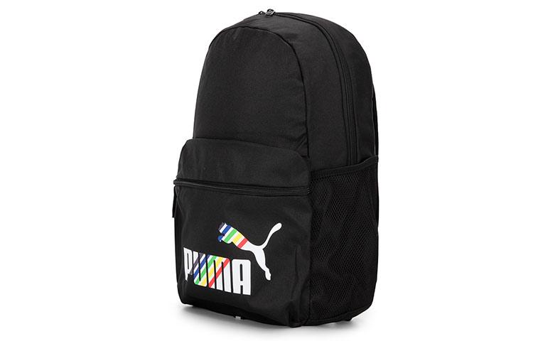 PUMA Fabric Laptop Bag Backpack Regular Unisex Black 078046-12
