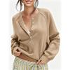 Autumn and Winter New Women's Breasted Semi-open Neck Sweater Versatile Knitted Top Women