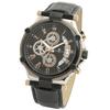 Salvatore Marra Men's Chronograph Watch, Italian Brand, Analog Quartz Movement, Black, Includes Watch Cloth, PGBK [Parallel Import]