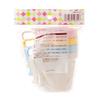 Strix Design Mighty Cups, Made In Japan, 4-Piece Set, 250ml, Pastel Colors, Microwave-Safe, Stackable Plastic Cups/Mugs, Camping, MA-304