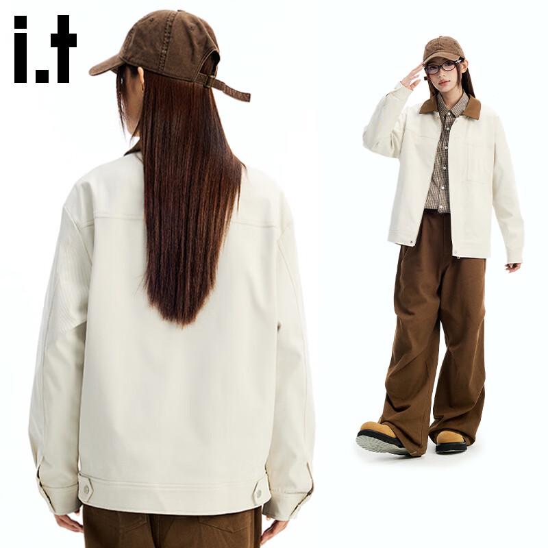 

Fingercroxxit Men s Autumn 2025 Lapel Color-Block Jacket 3XL