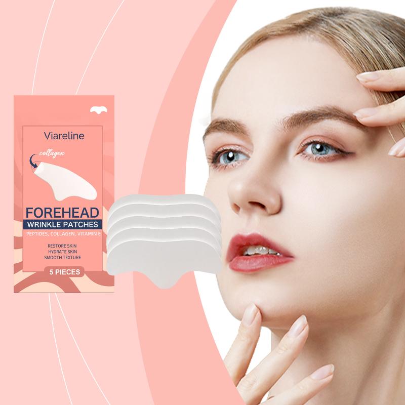 Forehead Wrinkle Patch Anti Aging Gel Pad Smoothing Fine Lines Hydrating Skincare Sticker for Overnight Beauty Care