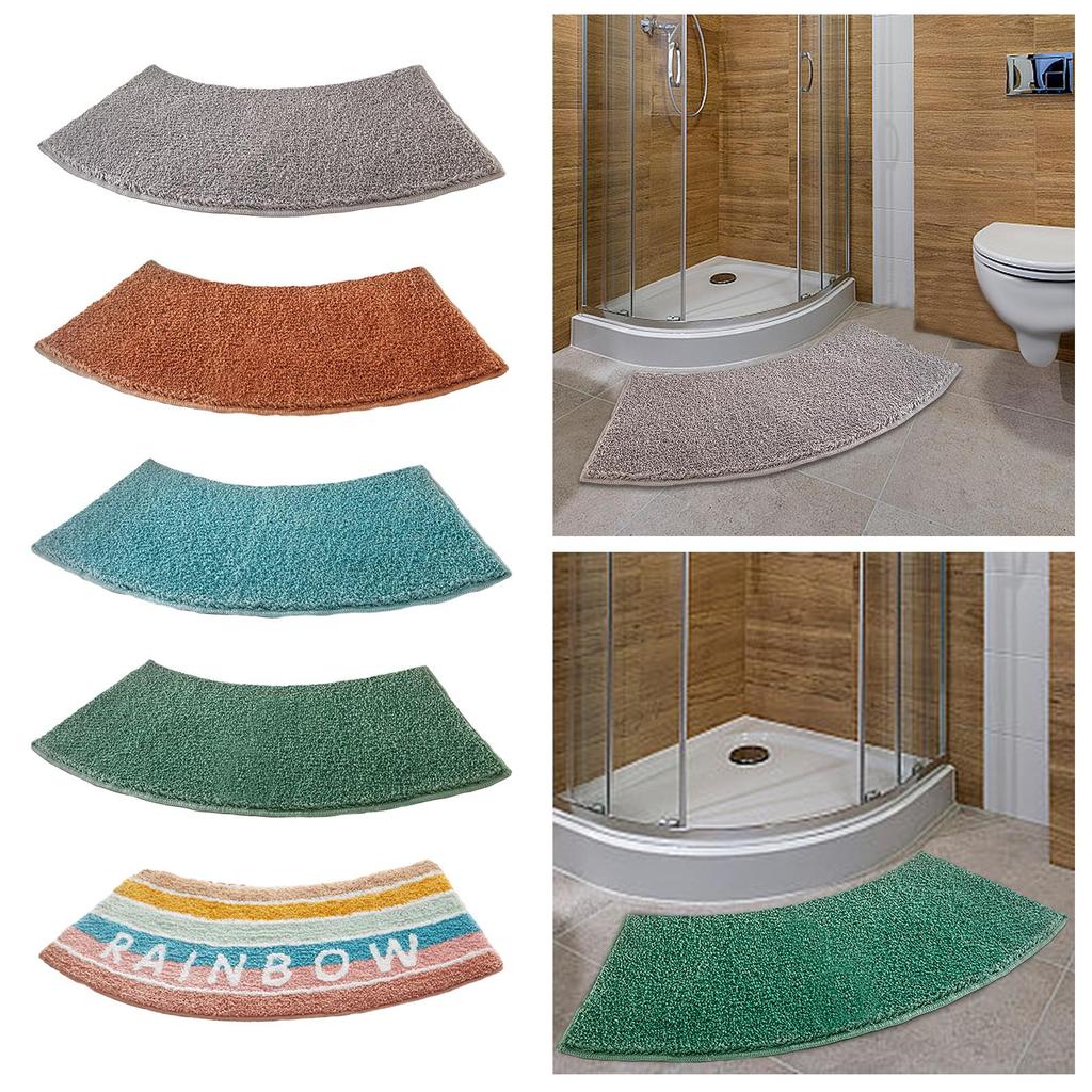 Curved Bath Mat - Soft And Stylish Bathroom Rug