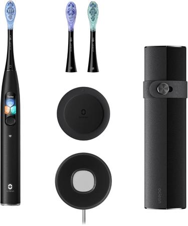 

Oclean X Ultra S Black звуковая зубная щетка черная TU прозрачный