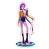 Kpop Demon Hunter Saja Boys Character Stand Up Korean Anime Movies Demon Tiger Models Cartoon Acrylic Desktop Ornament Fans Gift