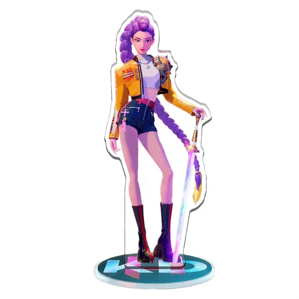 Kpop Demon Hunter Saja Boys Character Stand Up Korean Anime Movies Demon Tiger Models Cartoon Acrylic Desktop Ornament Fans Gift