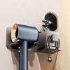 Hands Free Hair Dryer Holder Storage Box Aluminum Shelf For Bathroom Organizer Storage Rack Bathroom Accessories Set