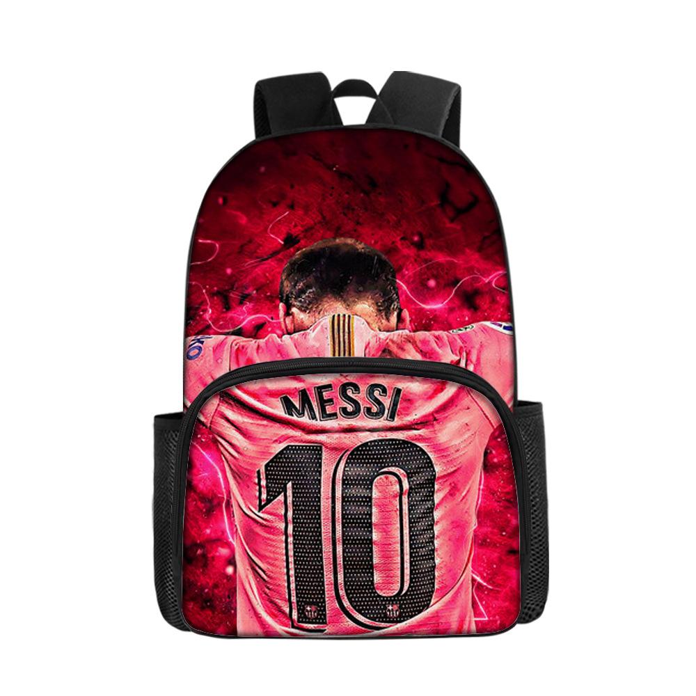 Football Schoolbag Surrounding Primary And Secondary School Students Backpack Miami International Player Backpack Single-Layer Bag