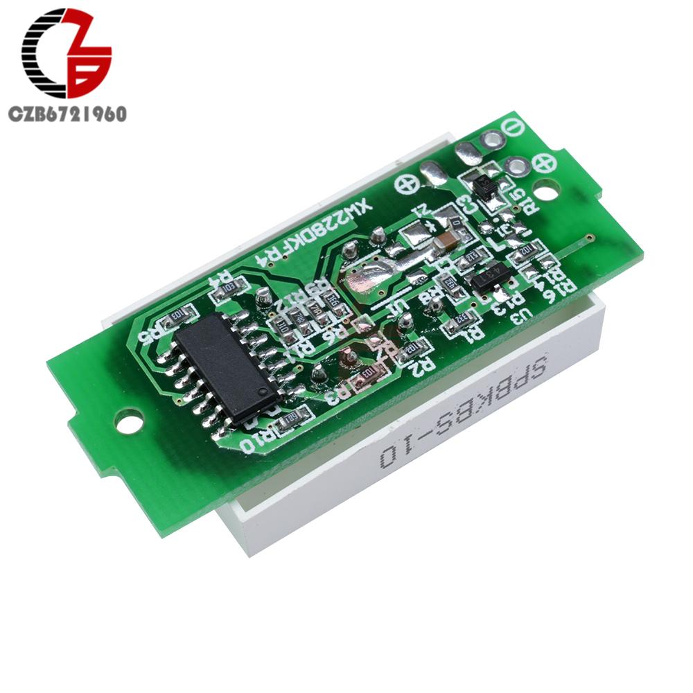 1S/2S/3S/4S/6S/7S Lithium Battery Capacity Indicator Car Motorcycle Voltmeter Li-Po Li-ion Acid Lead Battery Volt Tester Panel
