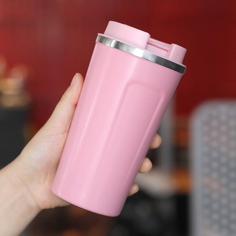 Double-Layer Smart Thermos: Outdoor, Drop-Proof, 304 Stainless Steel 500ml