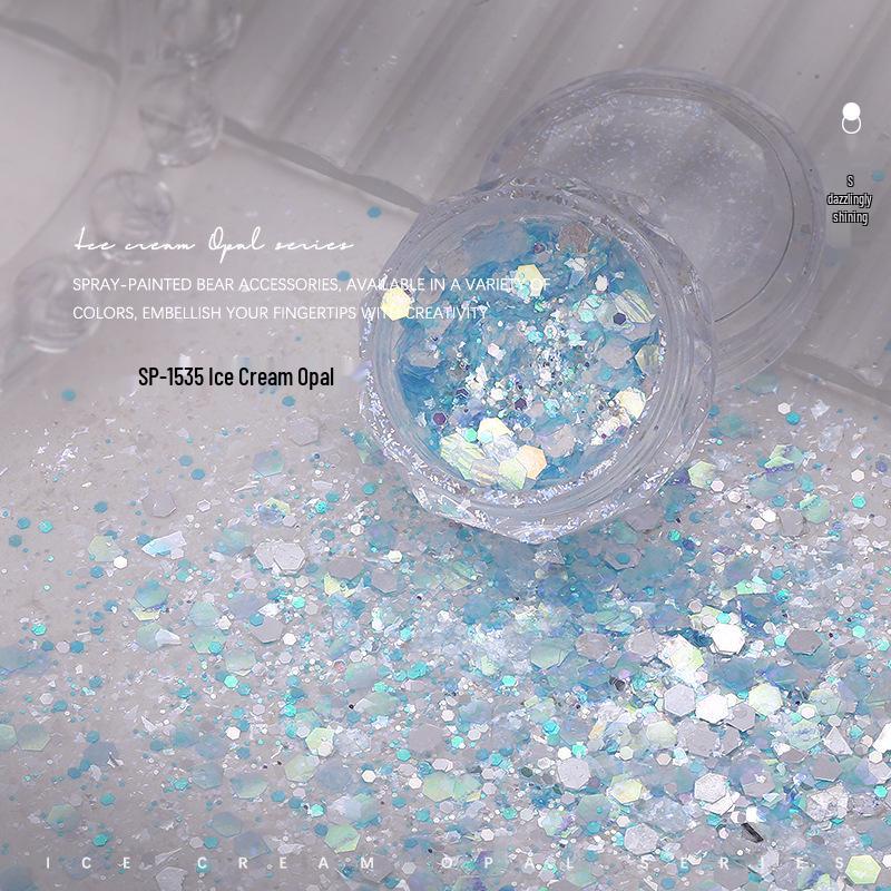 Nail Art Accessories: Mixed Glitter Irregular Sequins for Decorations
