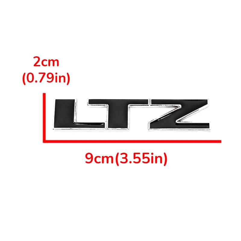 Metal Car Trunk Tail Badge Body Letter Sticker for Chevrolet LTZ Emblem Silverado Cruze Orlando Malibu Exterior Accessories